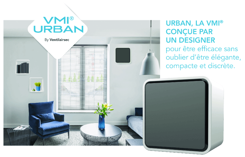 système de ventilation pour appartement innovant et design VMI Urban